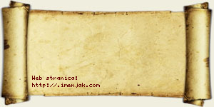 Emilija Sebić vizit kartica